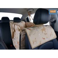 Автогамак Happy Dog Premium (Хэппи Дог Премиум). На 1/3 заднего сиденья. Цвет: выставка собак.
