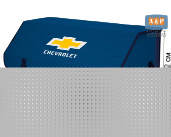 Органайзер-саквояж "Союз" в багажник Chevrolet (Шевроле), размер XL Plus. Цвет: синий с синей прострочкой Соты.
