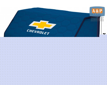 Органайзер-саквояж "Союз" в багажник Chevrolet (Шевроле), размер XL. Цвет: синий с синей прострочкой Соты.