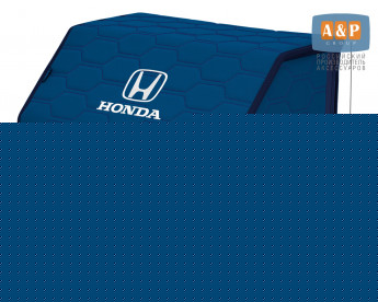 Органайзер-саквояж "Союз" в багажник Honda (Хонда), размер M. Цвет: синий с синей прострочкой Соты.